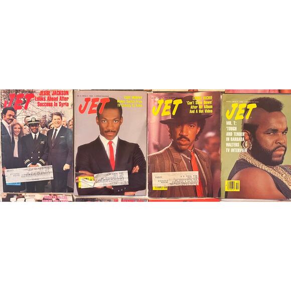 Vintage Jet Magazines Lot (14) 1984 Michael Janet Jackson Lionel Richie Mr. T - Picture 4 of 16